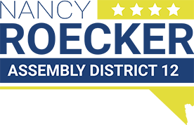 Nancy "Nan" Roecker for Nevada State Assembly District 12 campaign logo