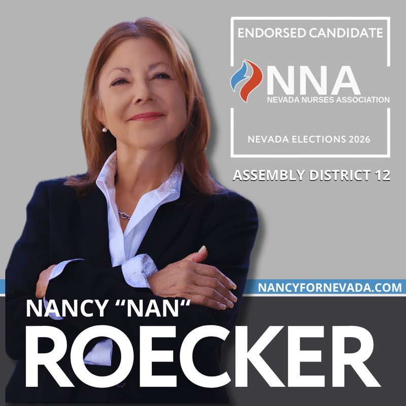 La Nevada Nurses Association respalda a Nancy "Nan" Roecker para el Distrito 12 de la Asamblea